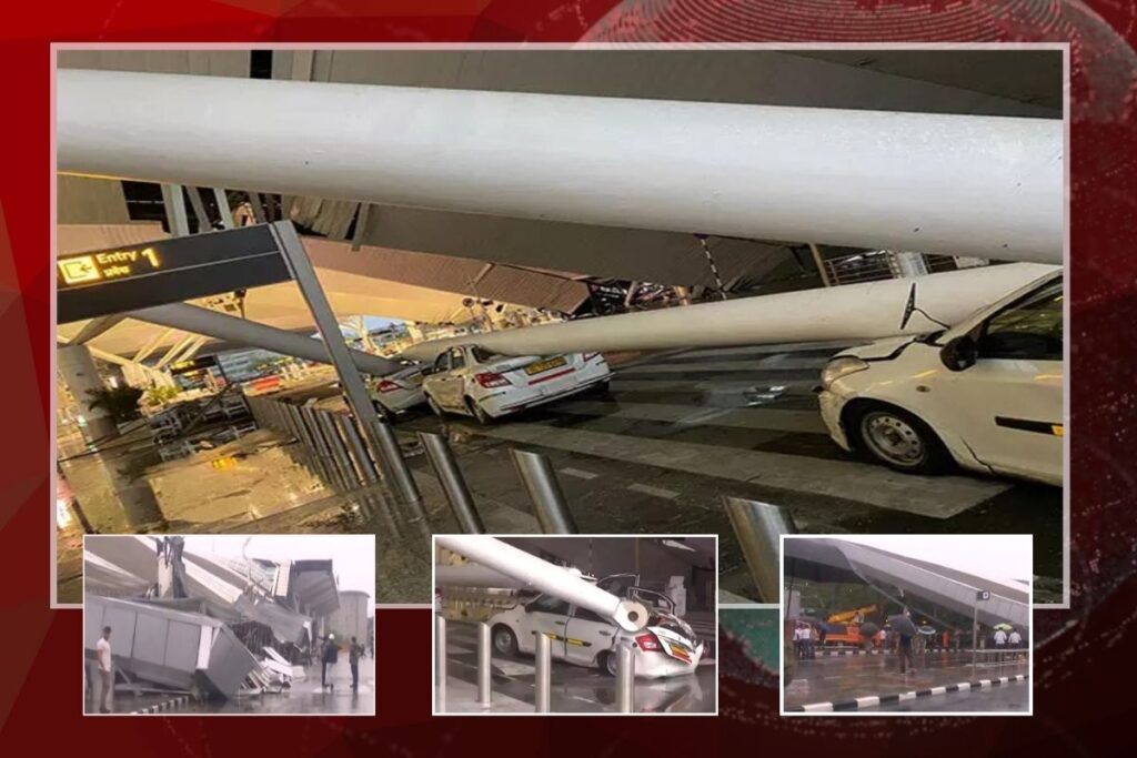 Delhi Airport Terminal 1 Roof Collapse