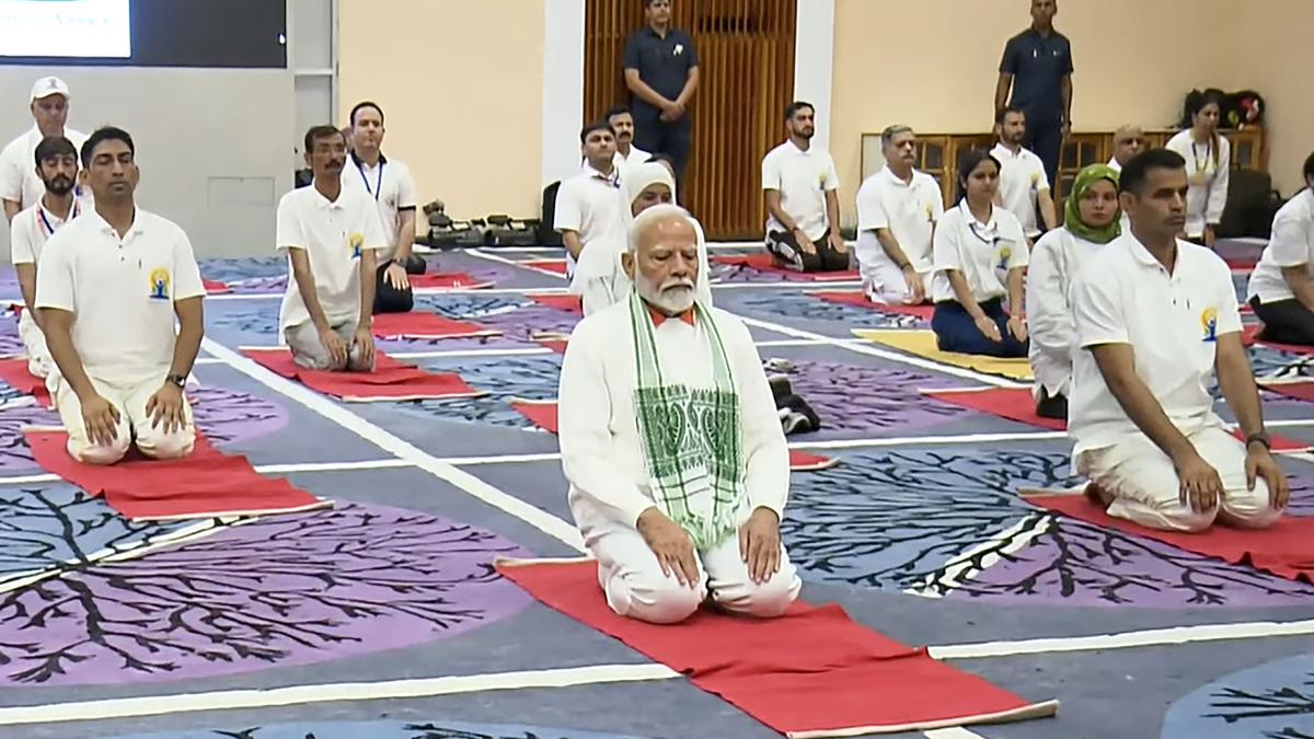 PM Modi on10th International Day of Yoga Celebration in J&K