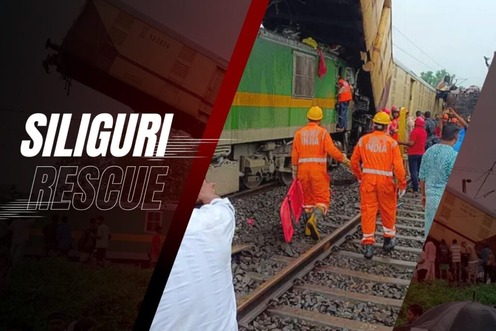 Goods Train Collides with Kanchanjunga Express in Siliguri