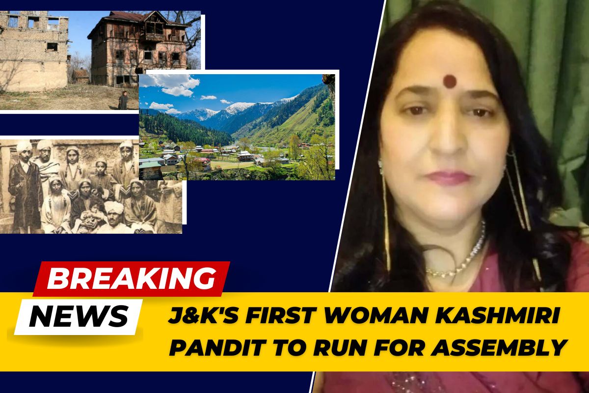 Daisy Raina First Woman Kashmiri Pandit to Contest J&K Assembly Polls in Three Decades