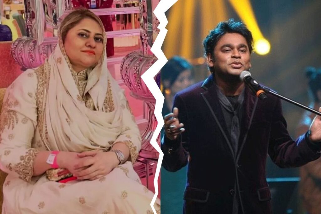 AR Rahman and Saira Banu