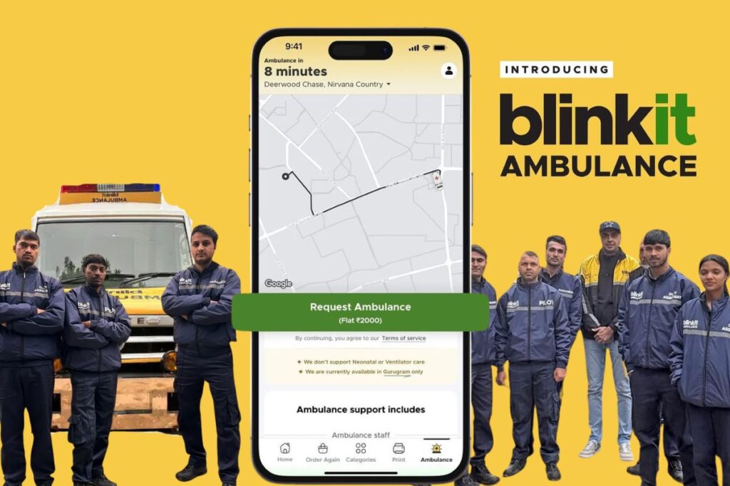 blinkit ambulance