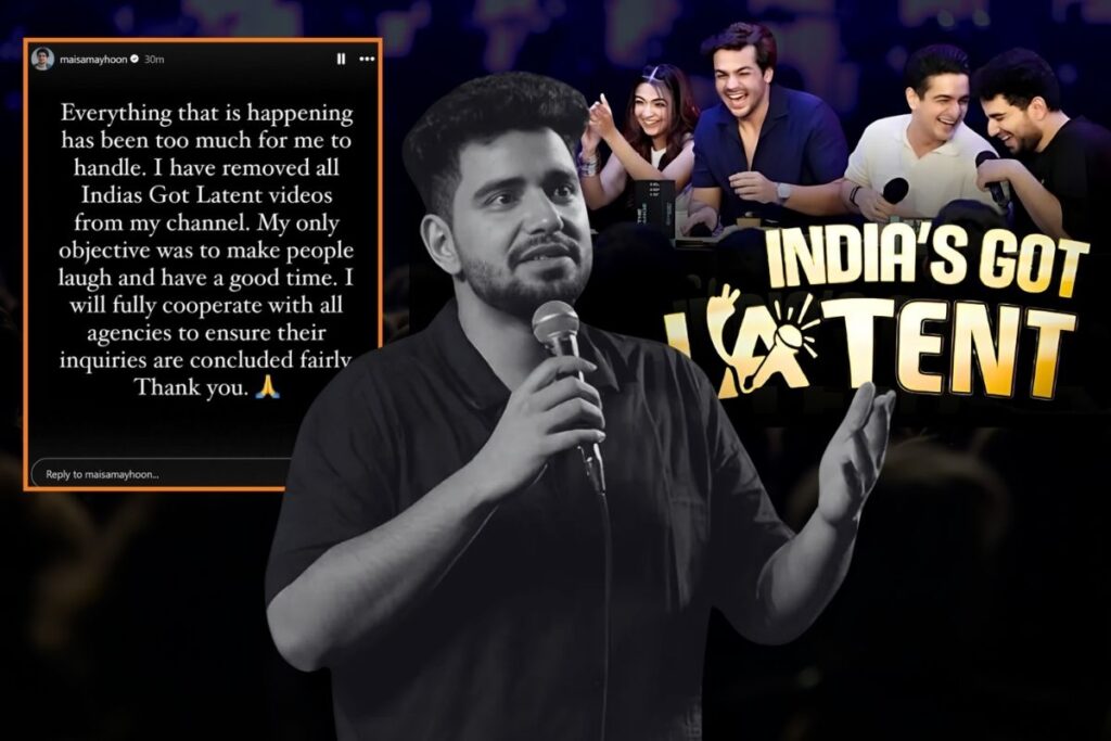 samay raina deletes India's Got Latent episodes