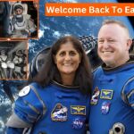 Sunita Williams returns to earth